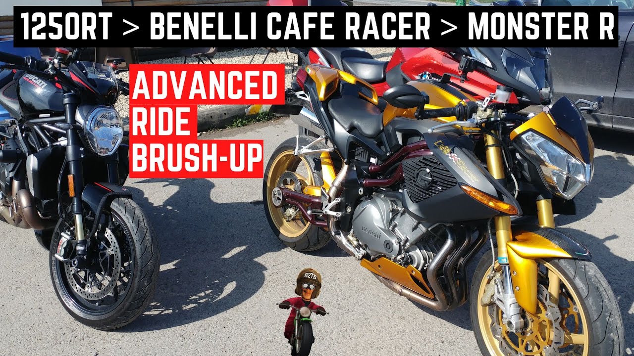 BMW R1250RT - Benelli Cafe Racer - Ducati Monster R - Advanced Ride Out