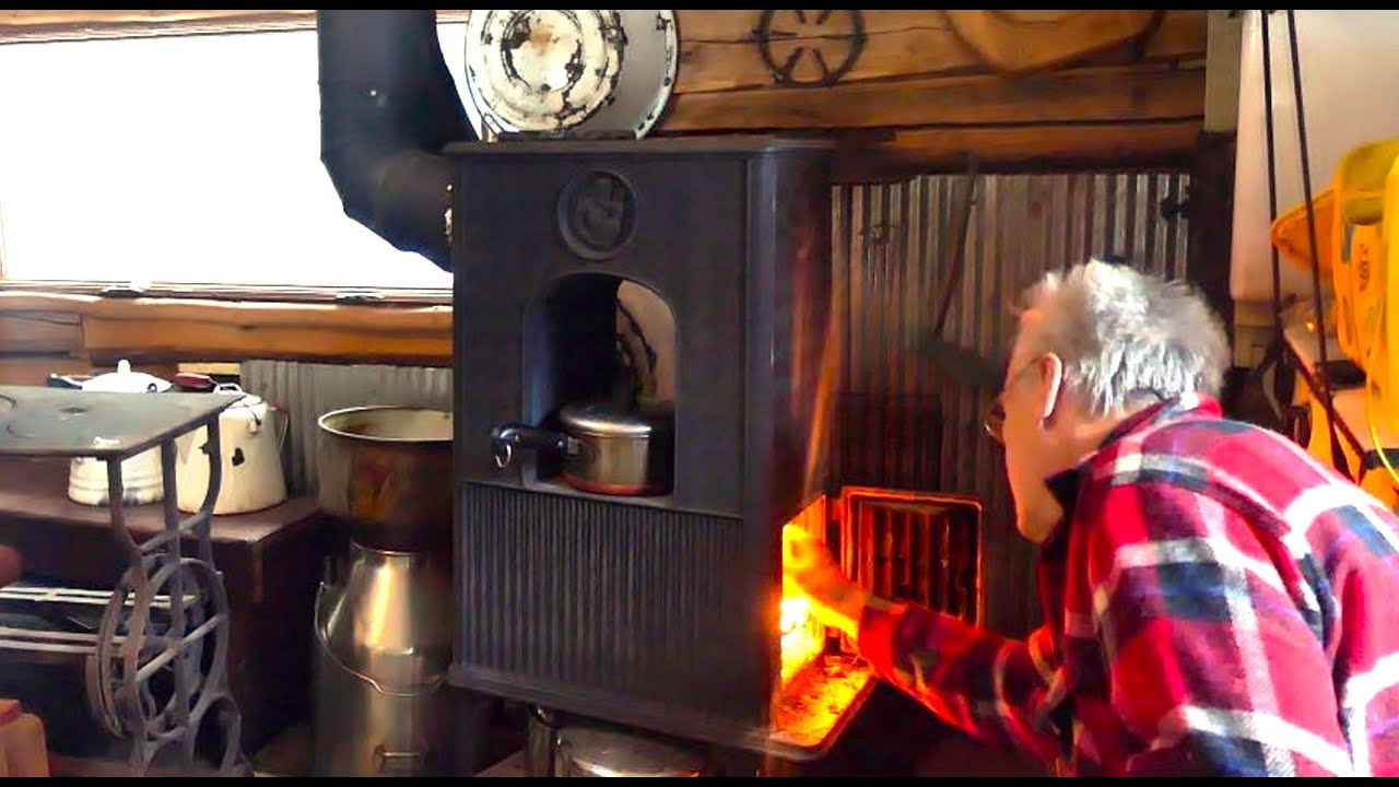 Arrival, Fire Start,Enjoy-Martin's Old Off Grid Log Cabin#259