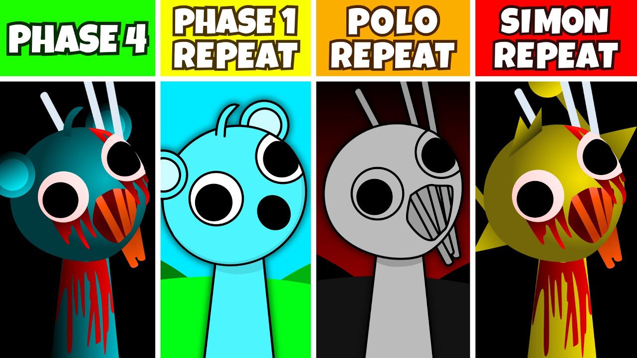 Incredibox Sprunki: Phase 1, Polo, Simon REPEAT After PHASE 4