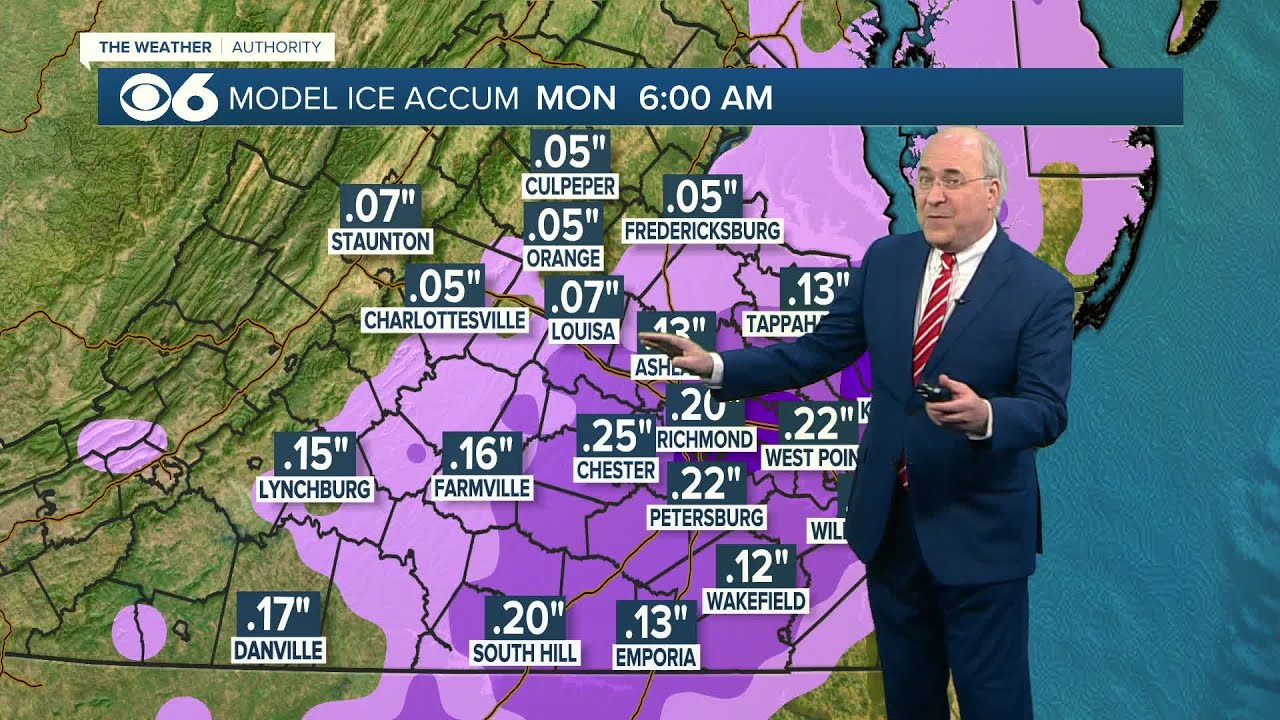 Ice Concerns Remain in Central Virginia