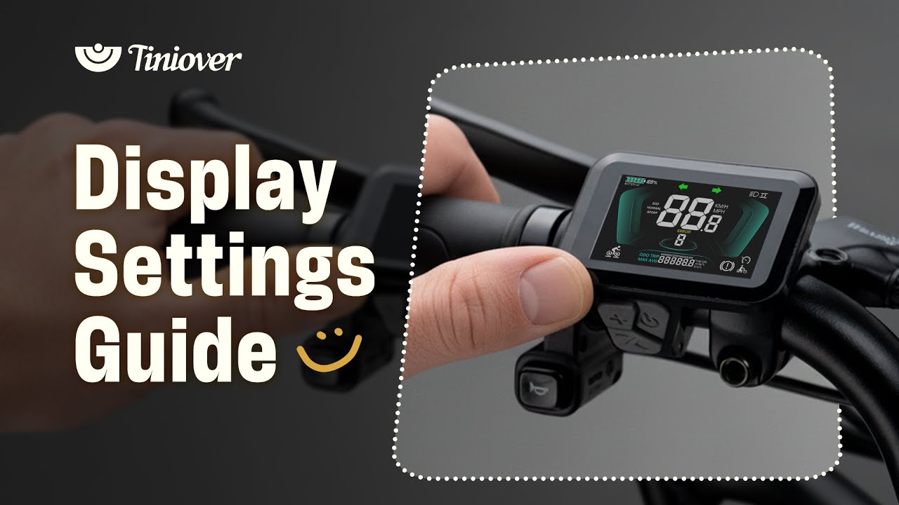 Tiniover Creek Series Electric Trike Instrument Settings Video