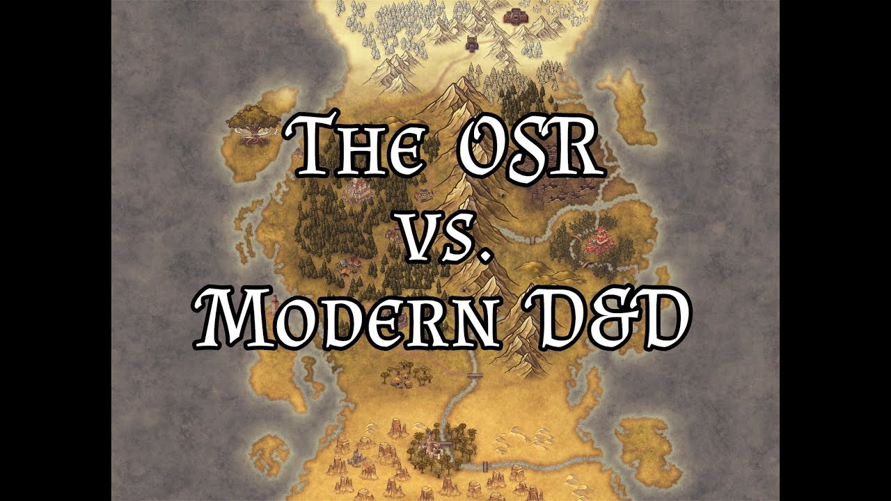 The OSR vs. Modern D&D