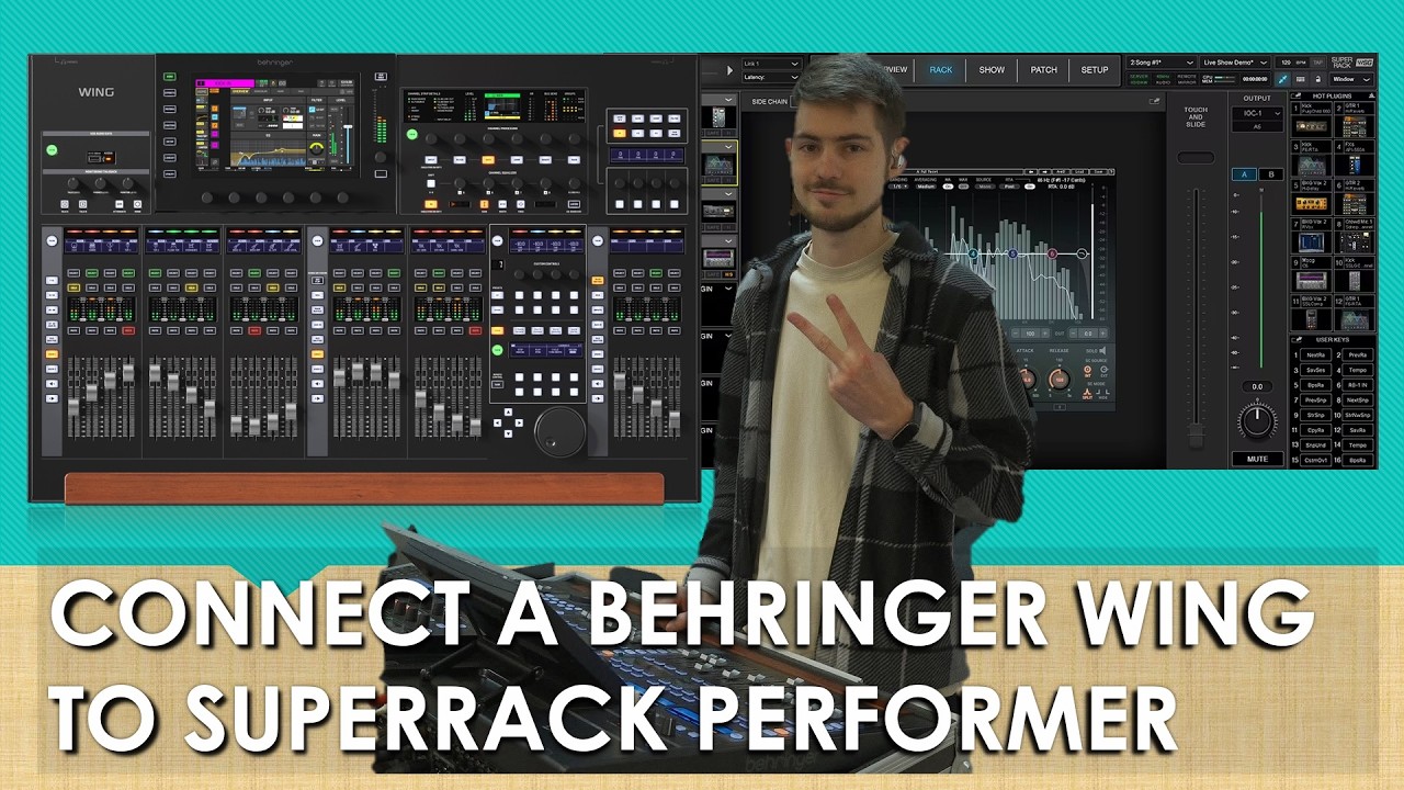 CONNECT BEHRINGER WING TO SUPERRACK PERFORMER