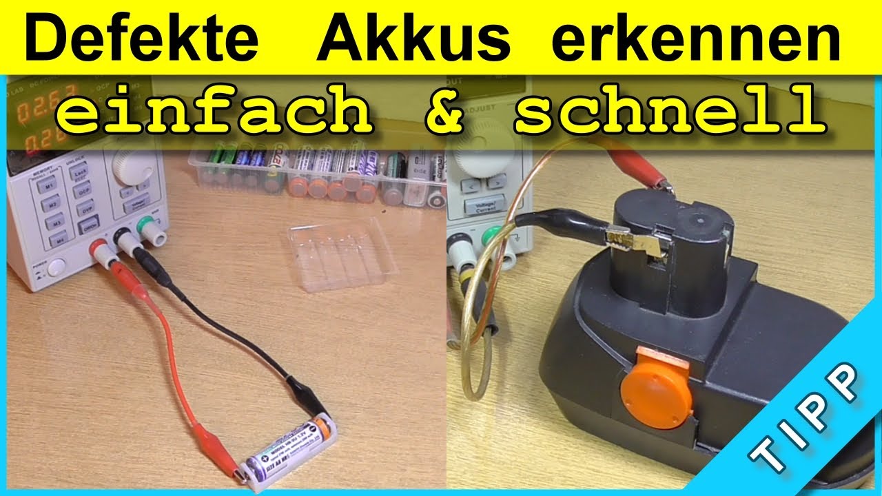 Defekte Batterie erkennen - Kennst Du schon diesen einfachen Trick ?   Akku testen ohne Aufwand