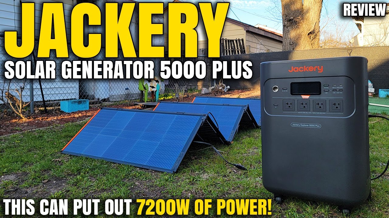 Massive Power, Compact Size! | Jackery Solar Generator 5000 Plus Review