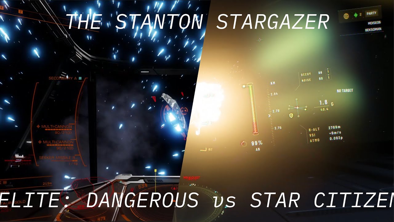 9 Common Tasks in Elite: Dangerous vs Star Citizen | The Stanton Stargazer
