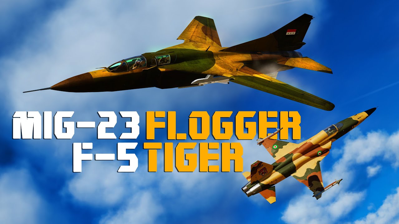 Mig-23 Flogger Vs F-5 Tiger Dogfight | Digital Combat Simulator | DCS |