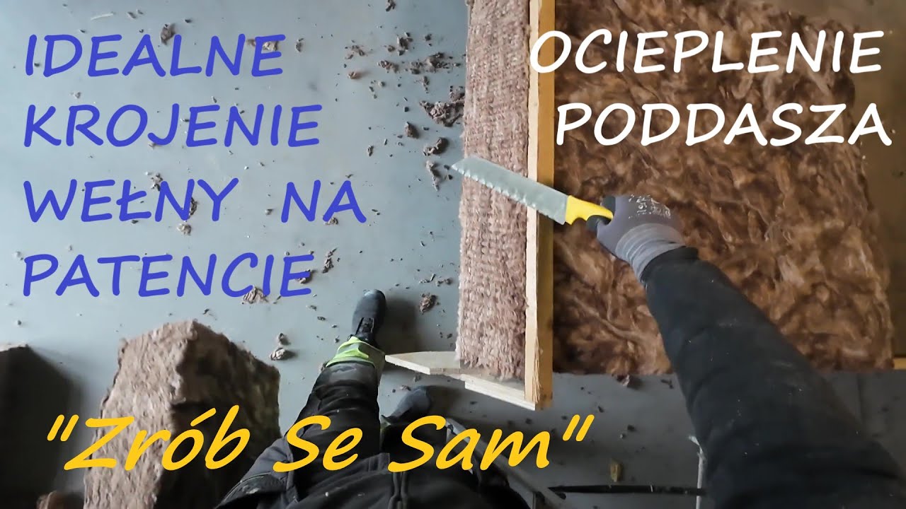 116#Ocieplanie poddasza wełną. Cz 3