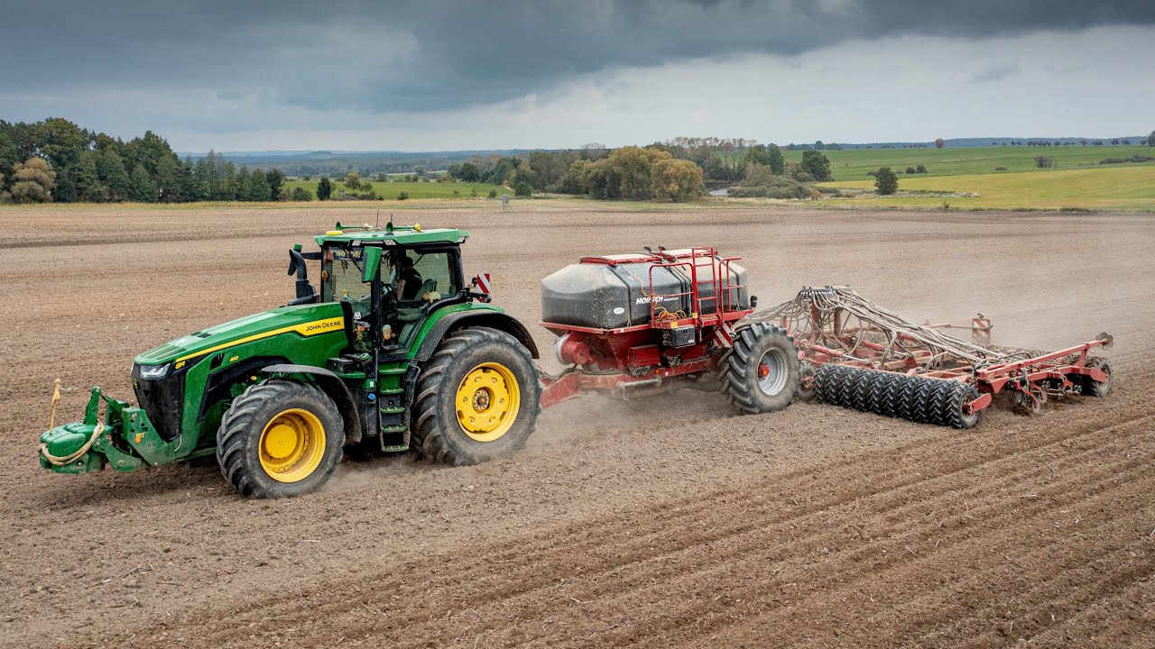 CTF Setí 2022 - John Deere 8R 410 & 8360RT, Horsch Sprinter 9 SW + Pronto 9 DC - Eurofarms Agro-B