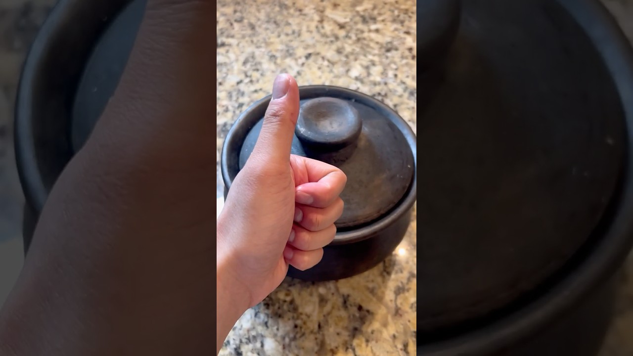 How to season a Palayok (Filipino clay pot) for cooking 🥘