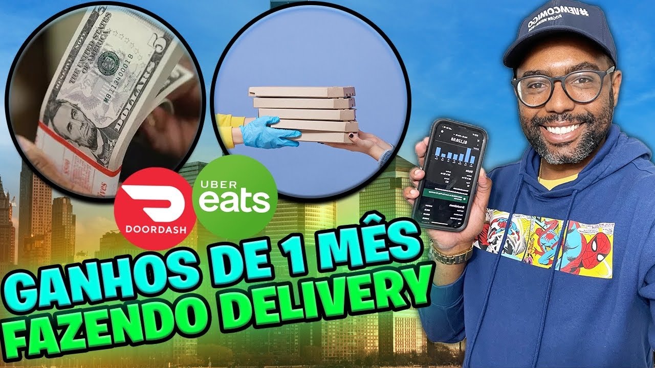 MEU SALÁRIO DE 1 MÊS FAZENDO DELIVERY NOS ESTADOS UNIDOS