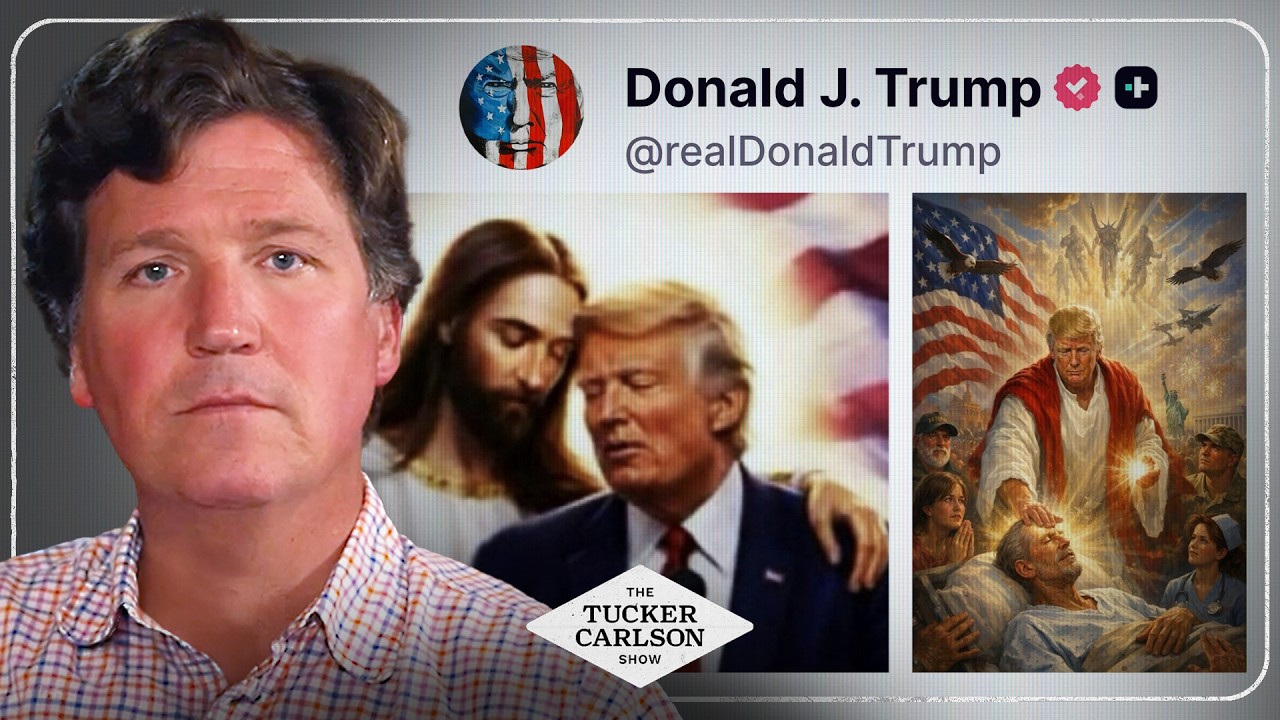 Tucker on the New Religion of Trump&rsquo;s America and His Mockery of Jesus Christ