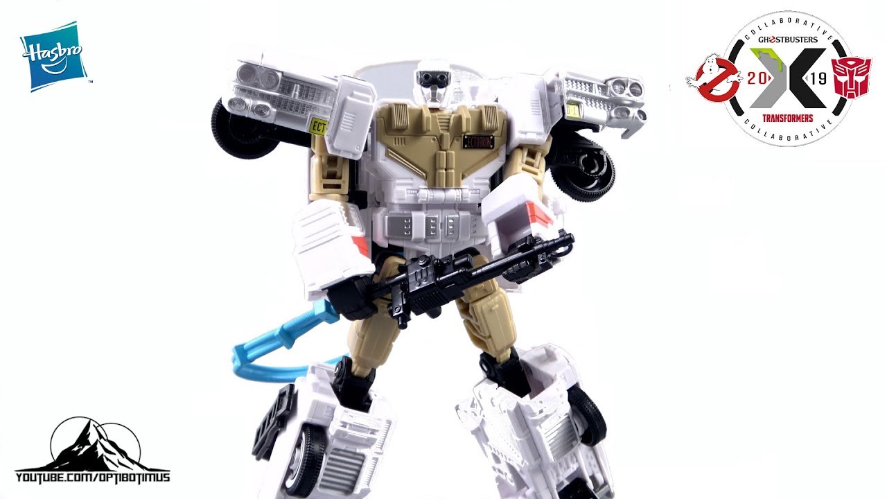 Transformers X Ghostbusters Crossover Ecto-1 ECTOTRON Video Review