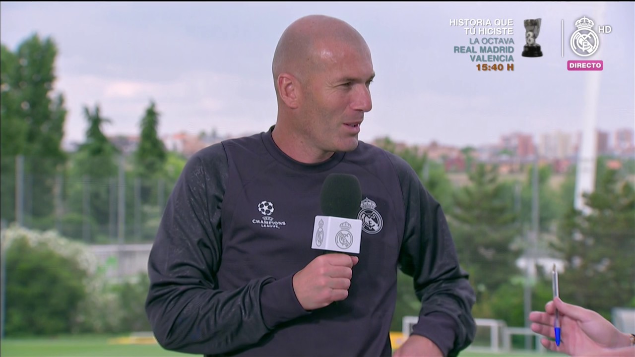 Zinedine Zidane | Real Madrid Open Media Day Final Champions 2017
