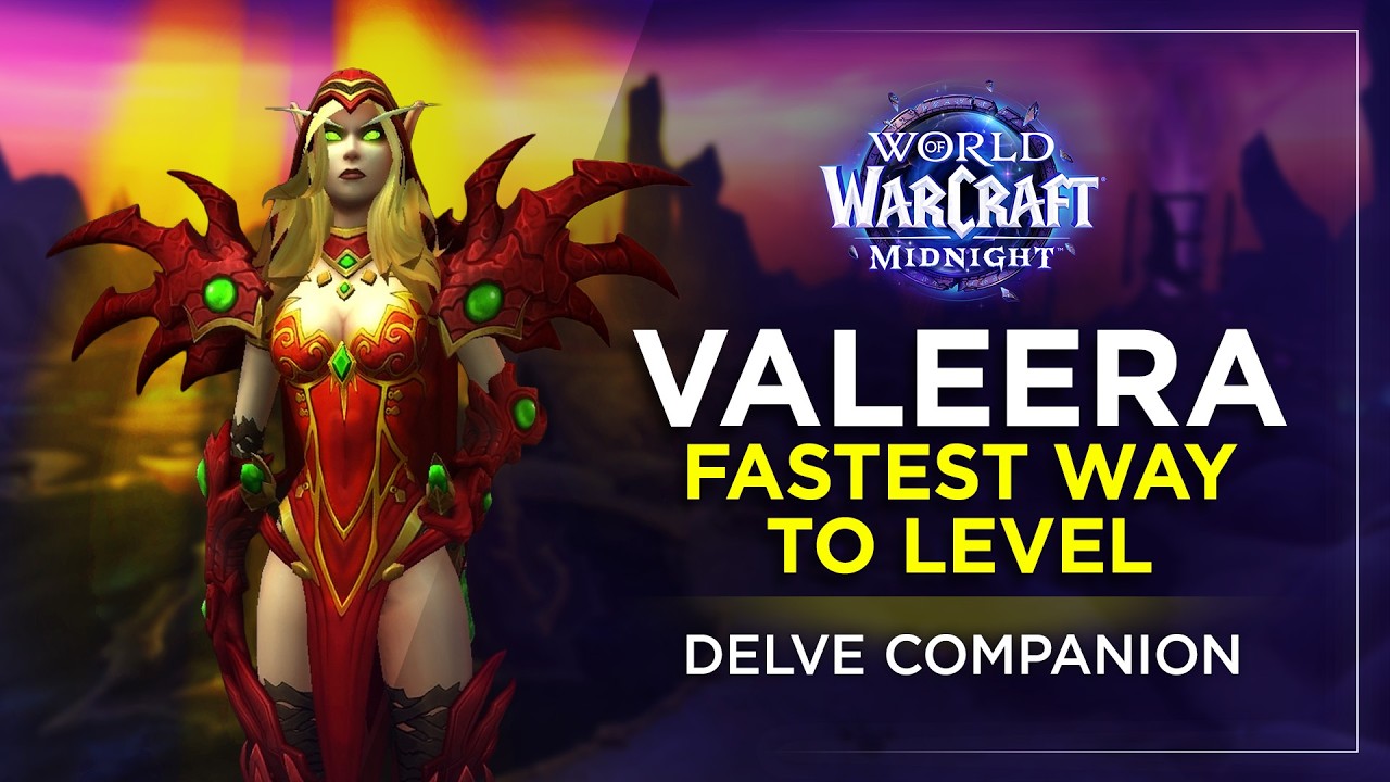 Самый быстрый способ прокачать Валиру в WoW Midnight (руководство по дополнению Delve)