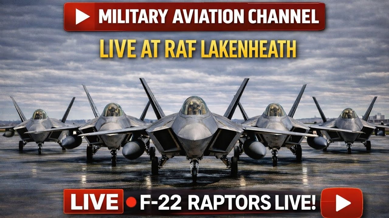 RAF Lakenheath F22 Live Stream