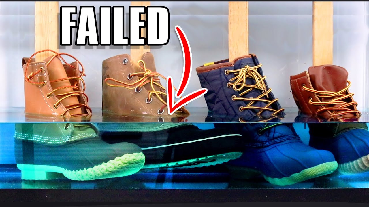 Не такой уж водонепроницаемый, как вы думаете... LL Bean против Sorel против Sperry