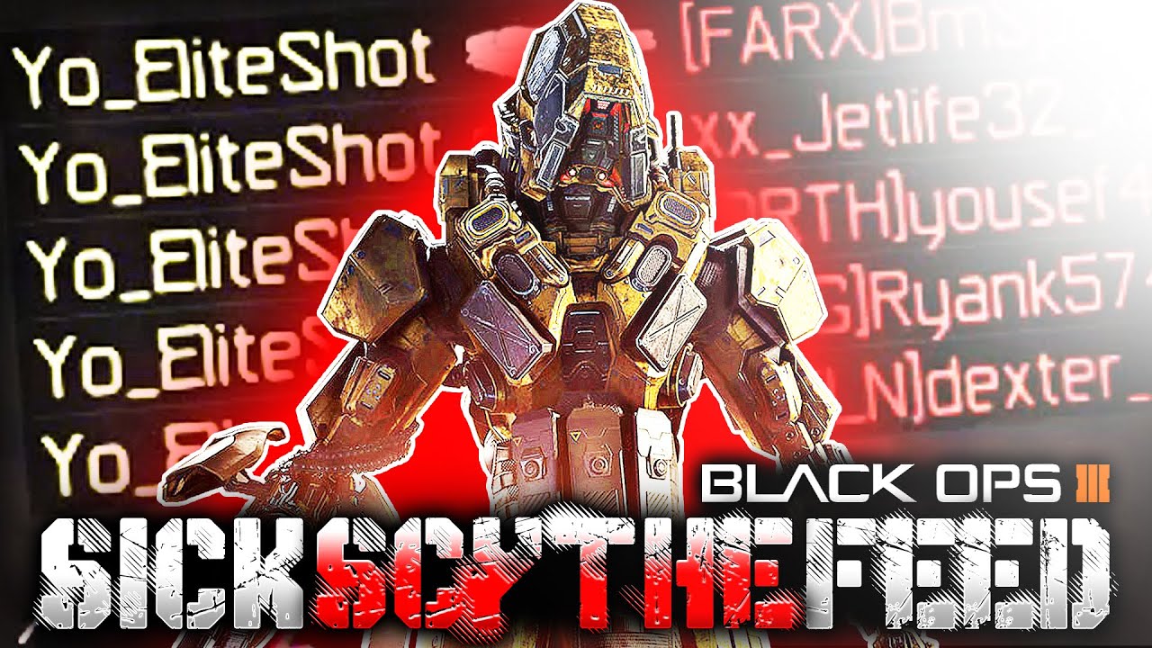 SICK BLACK OPS 3 SCYTHE FEED!
