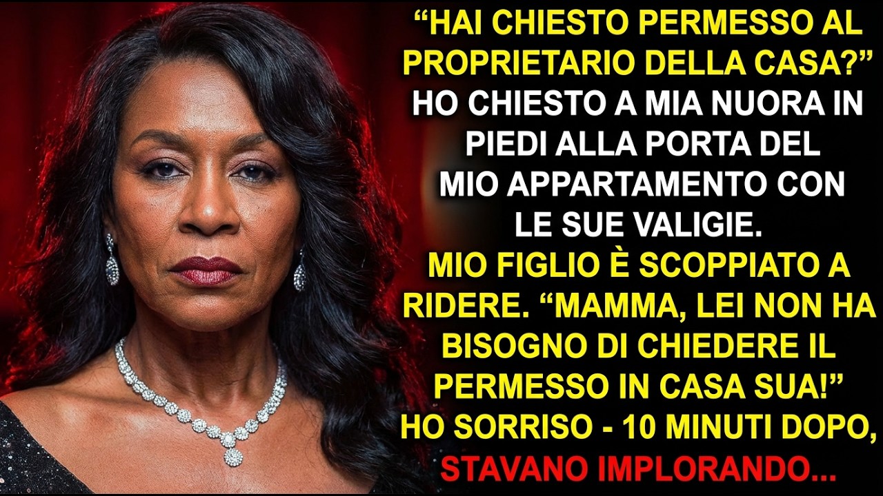 “Hai chiesto il permesso al proprietario della casa?” ho chiesto a mia nuora con le valigie…