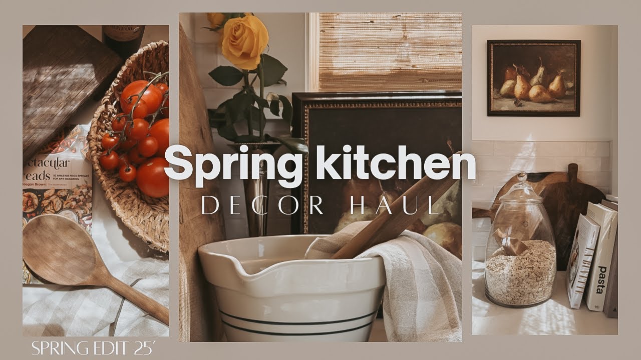 Kitchen Decor Haul | Aesthetic & Functional | French Cottage Inspired l High End & Budget Friendly