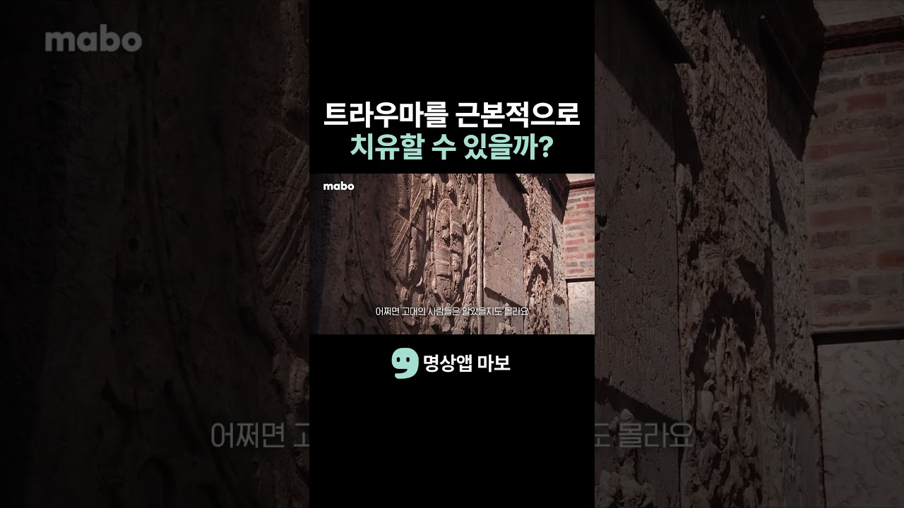 마음의 병, 그 뿌리는 트라우마