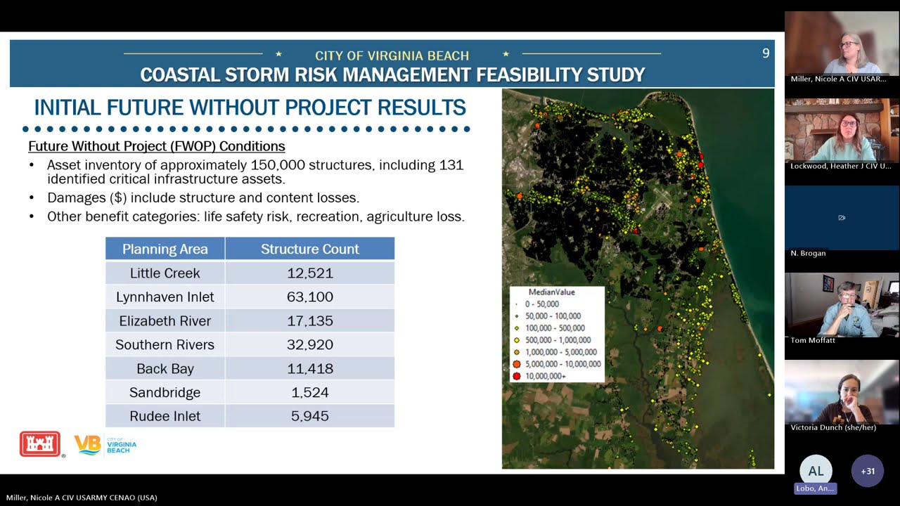 Virginia Beach Coastal Storm Risk Management Feasibility Study Virtual Webinar
