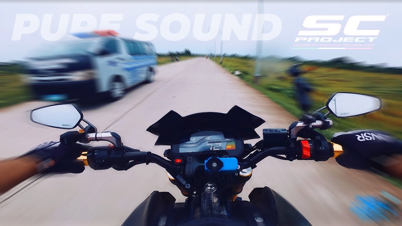 SC Project Full System Exhaust Sound Test Yamaha MT15 | 1st Ride Pure Sound