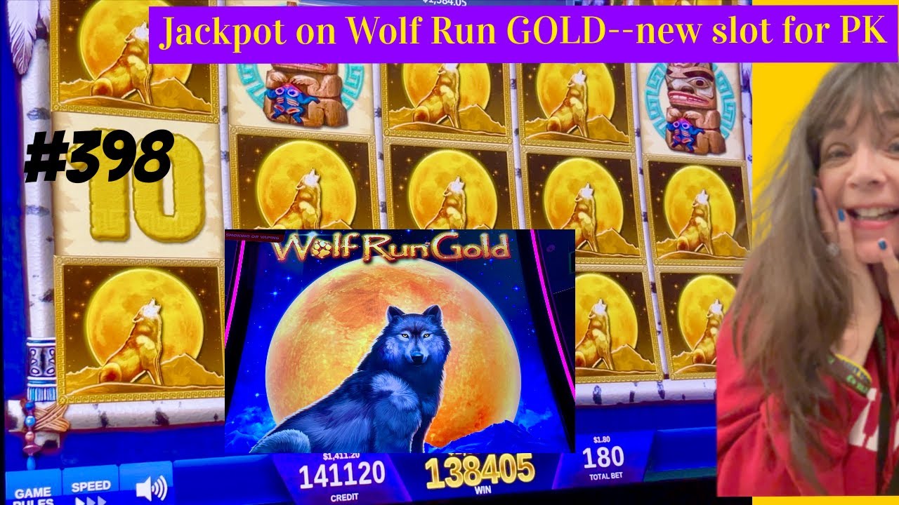 #398--NEW--WOLF RUN GOLD...This is a new Slot for Slot SAVVY Pk..So much fun/SHAKE /SHAKE/SHAKE !