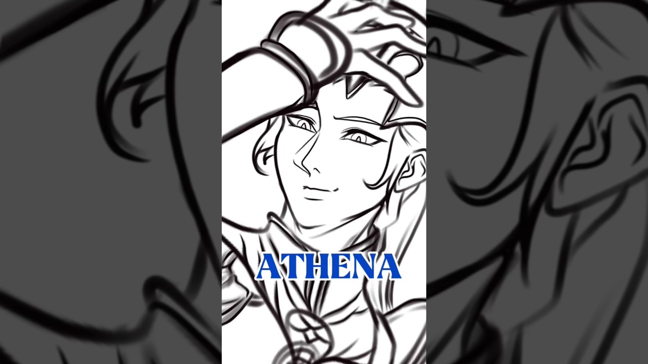 You are ATHENA*.🦉&deg;🪽&bull;💙.▪︎ #warriorofthemind #epicthemusical #athena #fyp #art #drawing #sketch