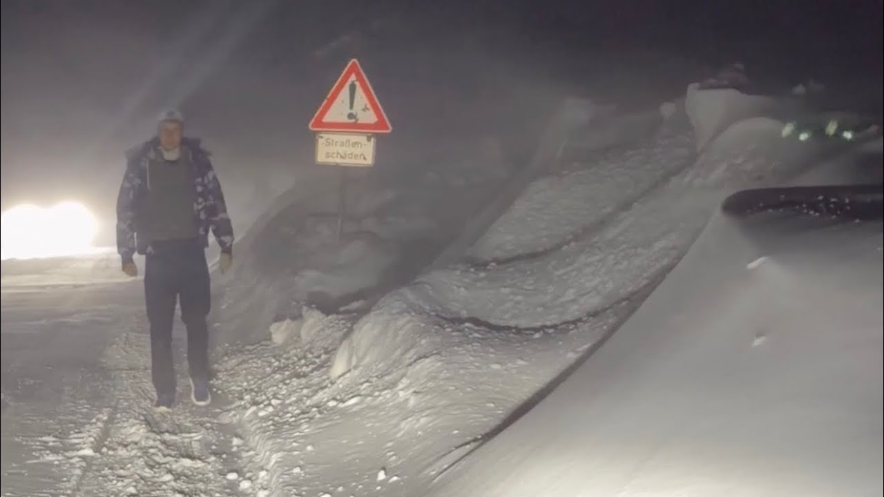 Kräftige SCHNEEFRONT erreicht Norden - teils extreme Schneeverwehungen