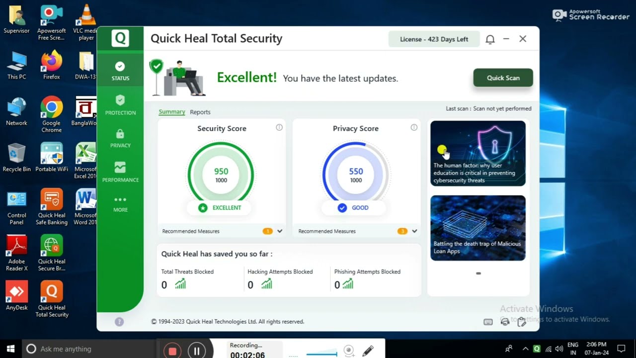 Quick heal version 24 features and specifications | Quick Heal launches Version 24 | Quick Heal v24