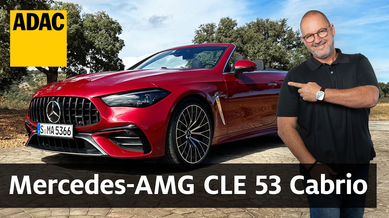 Power-Cabrio mit Stern: Mercedes-AMG CLE 53 im Fahrbericht | ADAC