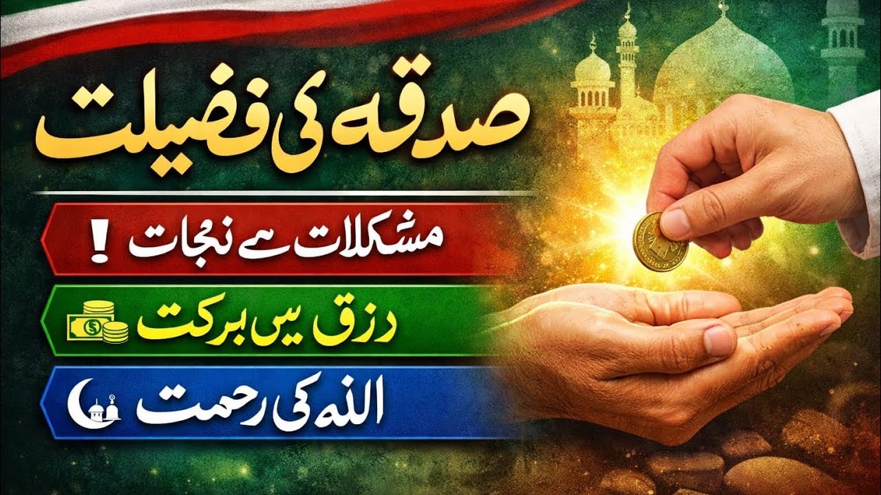 Sadqa ki fazelat mushkilat se nijaat  Allah ki rehmat