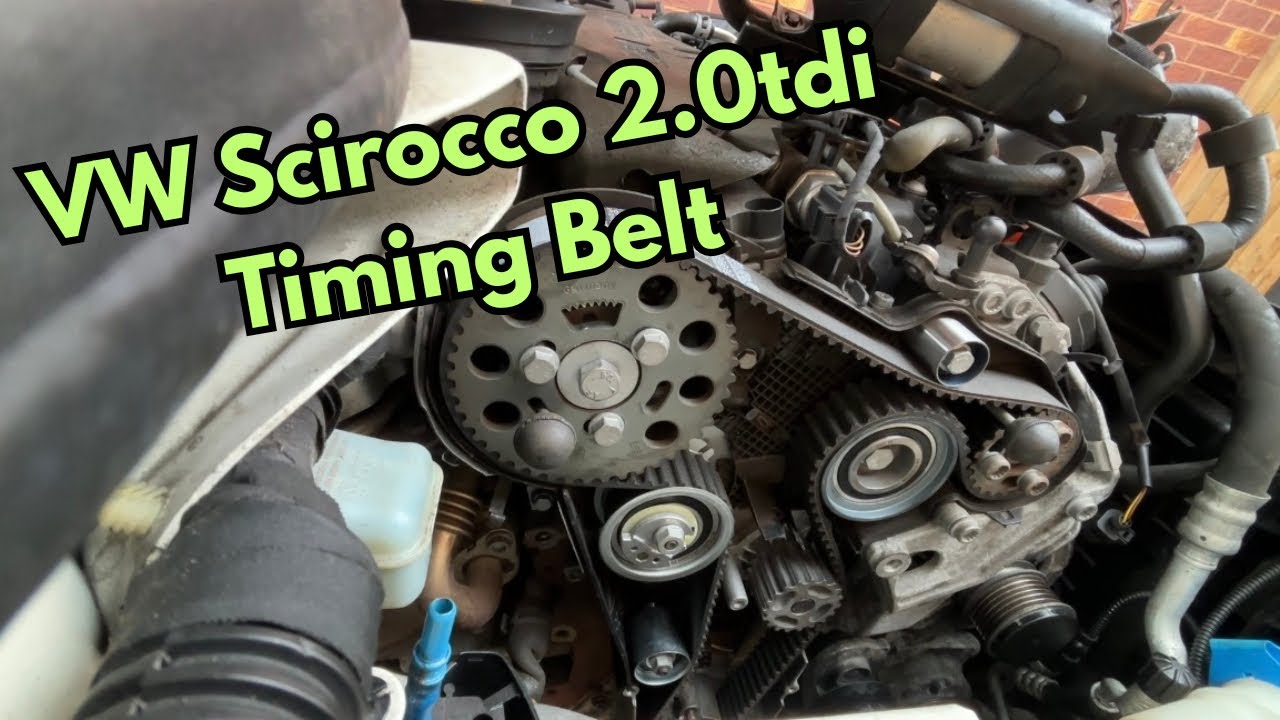 VW Scirocco 2.0tdi Timing Belt Replacement! Life as a mobile mechanic 