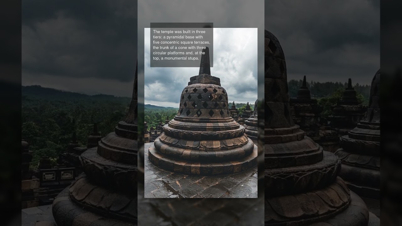 exotic sights of Borobudur Temple - Indonesia