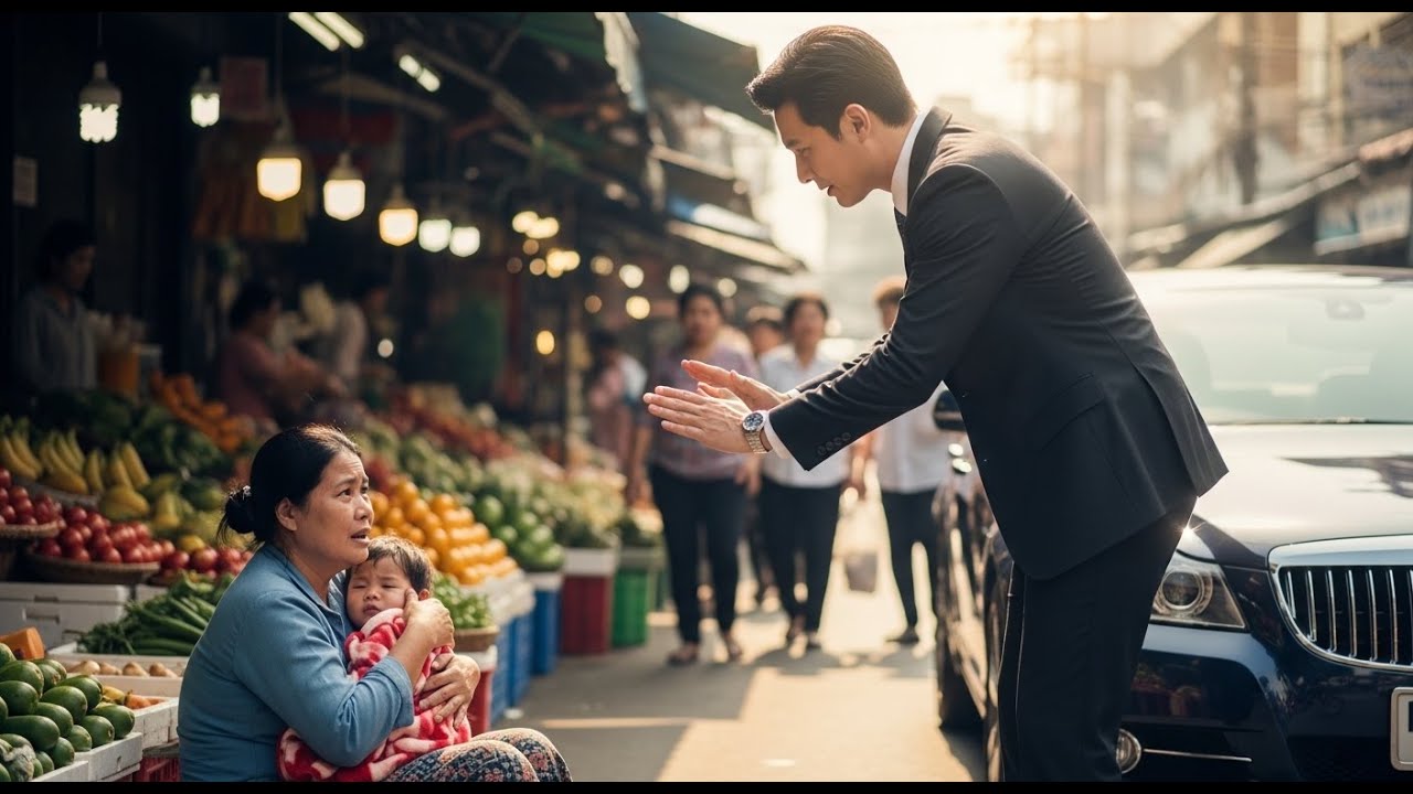 เธอนอนข้างถนนกอดลูกน้อยฝนตกหนาว จนมหาเศรษฐีช่วยชีวิตทั้งครอบครัว น้ำตาไหลซาบซึ้ง