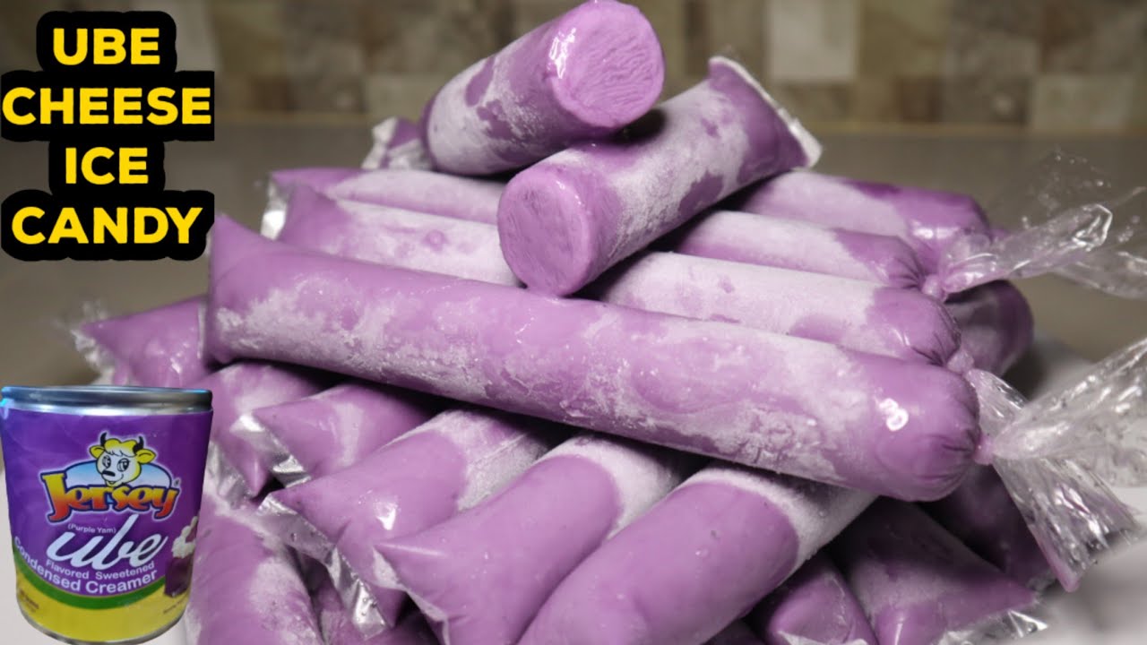 Ube Cheese Ice Candy || Soft & Creamy