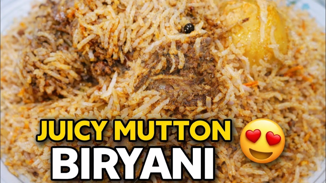 Juicy Mutton Biryani Recipe | Mutton Biryani in Different Style