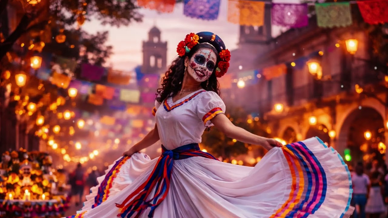 Día de los Muertos Folklórico Ambience | Romantic Mexican Instrumental Music (1 Hour)