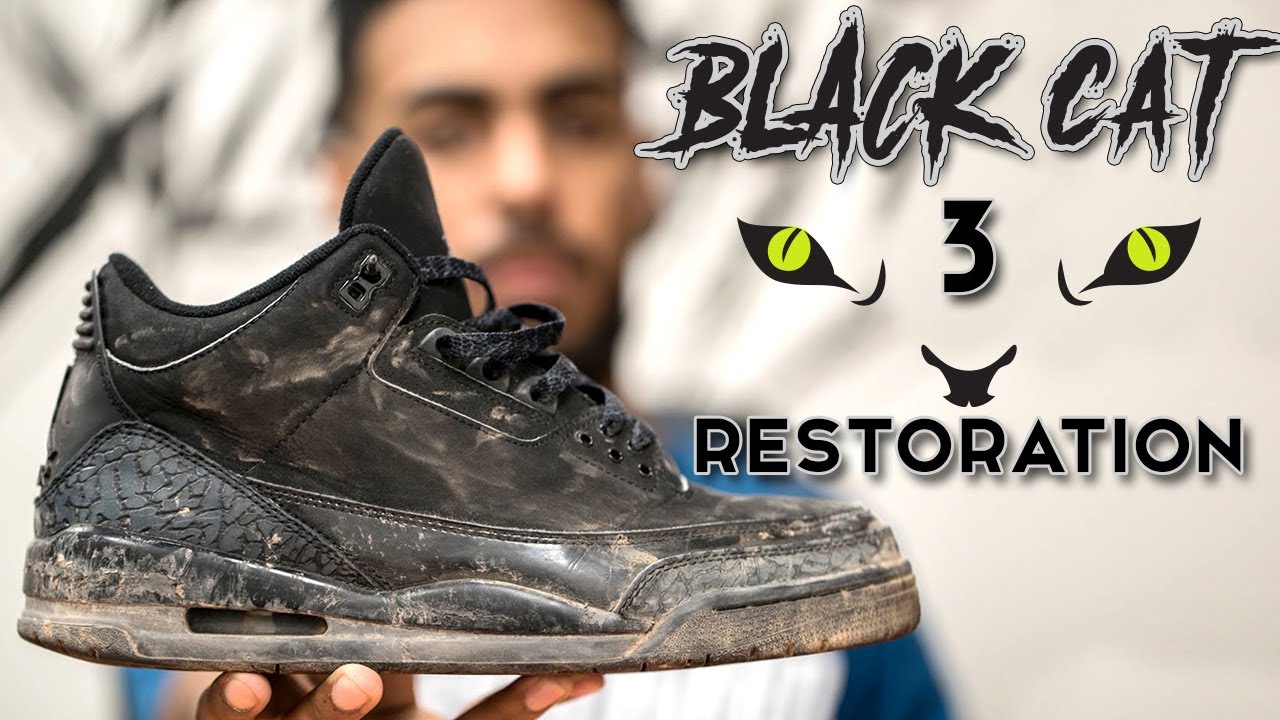 Restorations with Vick - Air Jordan Black Cat 3 Restoration