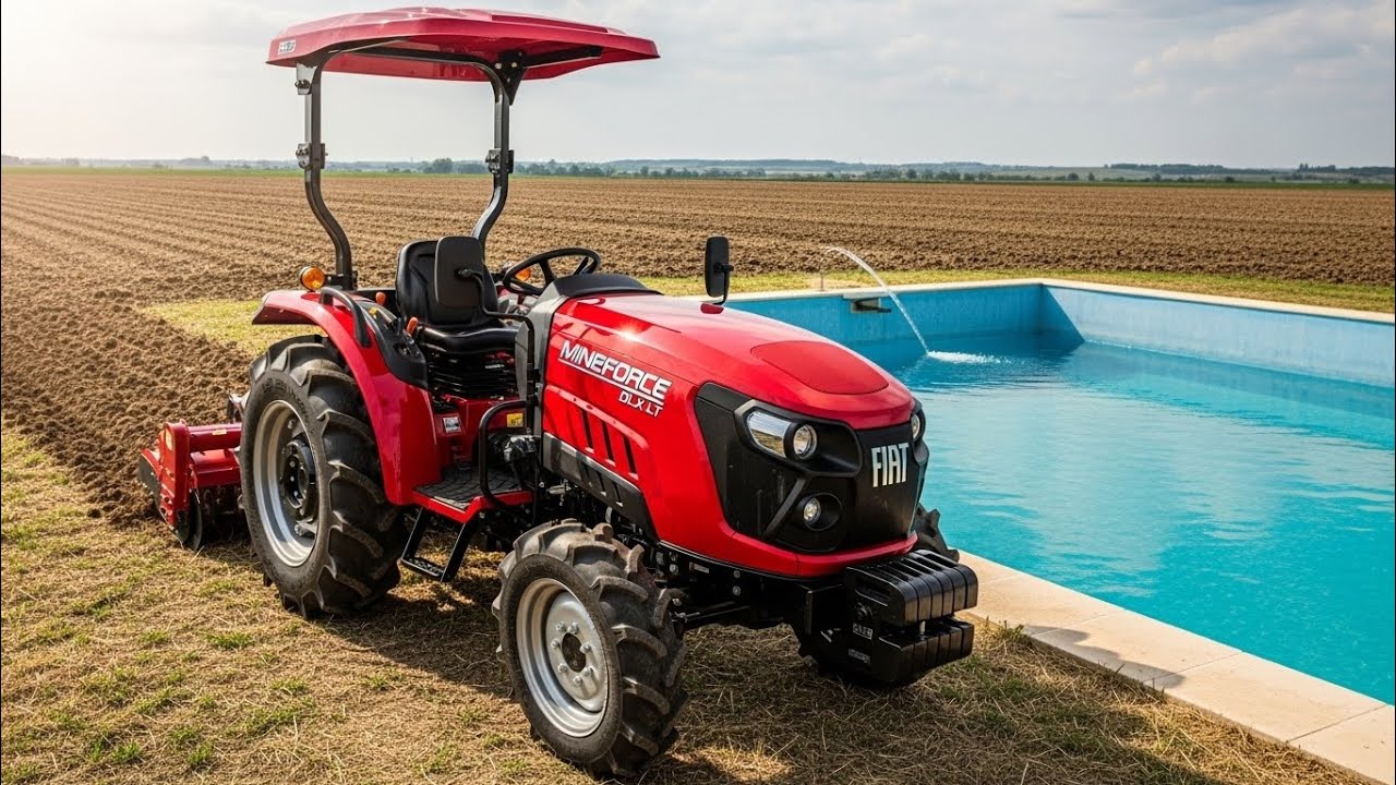 Nuovo Fiat Mini Force DLX LT 2026 | Mini Trattore Ideale per Agricoltura