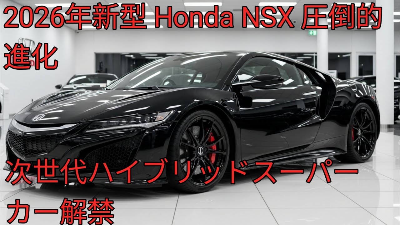 2026年新型 Honda NSX 完全解説次世代ハイブリッドスーパーカーの衝撃圧倒的パフォーマンスと最先端技術走りと未来を融合した究極の一台