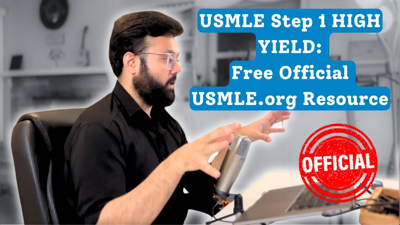High Yield Topics USMLE Step 1: Free Resource I Wish I Knew Before My USMLE (Official USMLE.org)