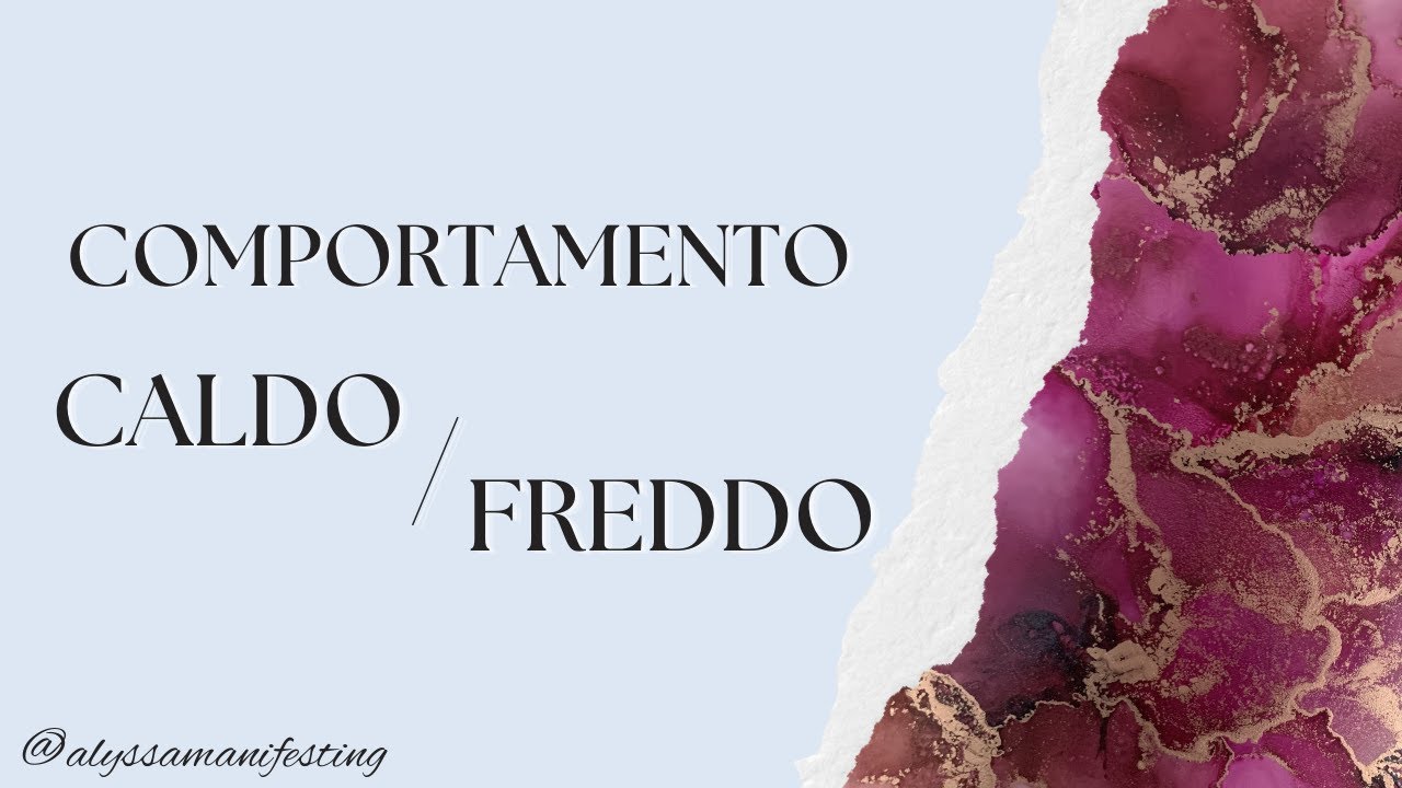 Come FERMARE il comportamento CALDO/FREDDO | Law of Assumption
