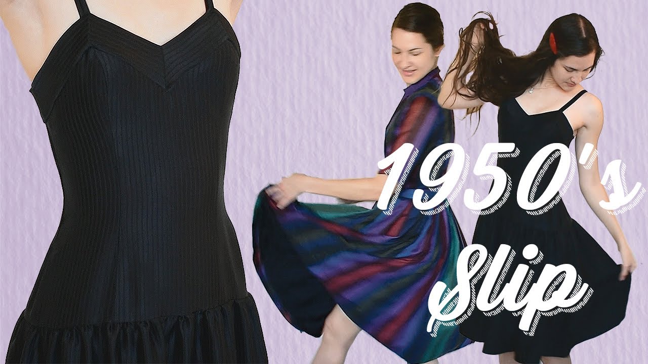 Sewing a 1950's Dress Slip
