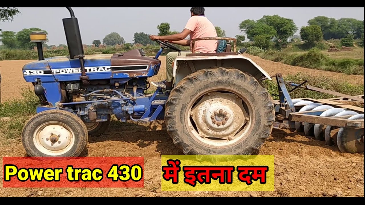 power trac 430 Harrow ke sath