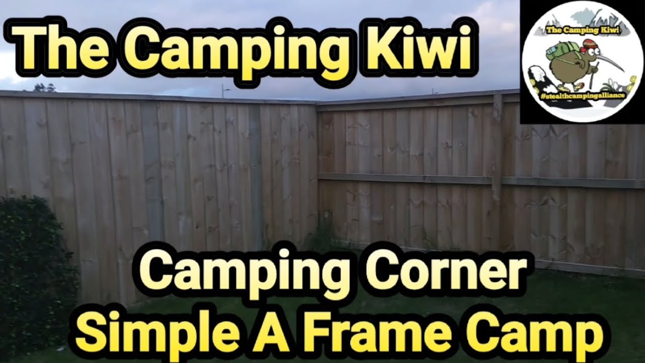 Simple A FRAME Camp with DD Tarp -