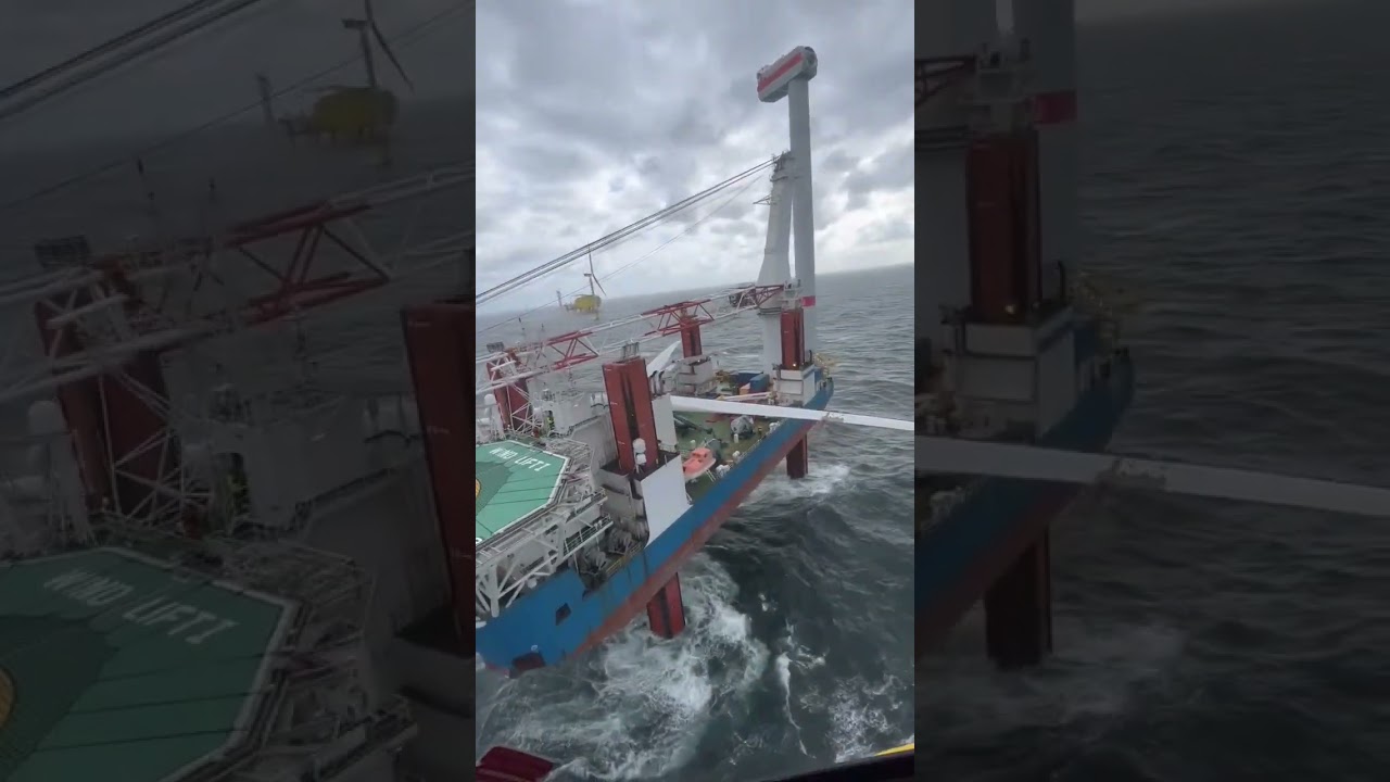 Working on offshore wind farms
