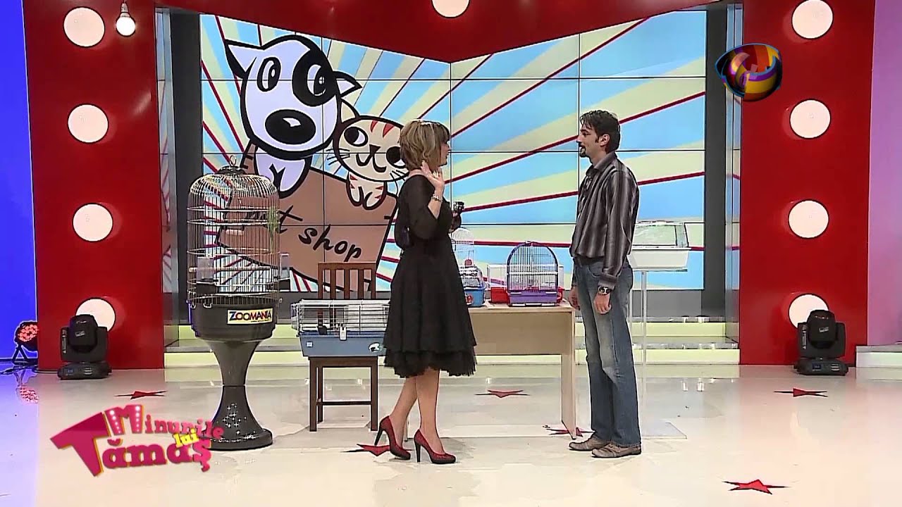 Manuela Harabor si Costin Gavaza in sceneta „Cadou zoologic”
