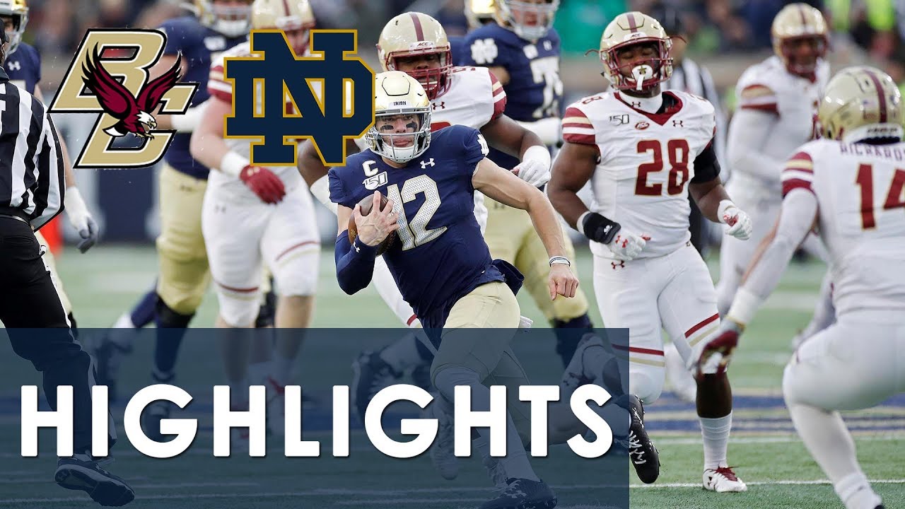 Boston College vs. Notre Dame | EXTENDED HIGHLIGHTS | 11/23/19 | NBC Sports